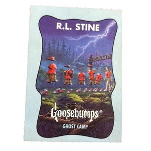 1996‎ GOOSEBUMPS CARD #45 Ghost Camp R.L. Stine trading card
